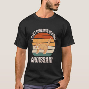Vintage Kätzchen Ich kann ohne Kratze arbeiten T-Shirt