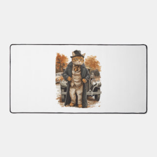 Vintage Katze Elegance Schreibtischunterlage