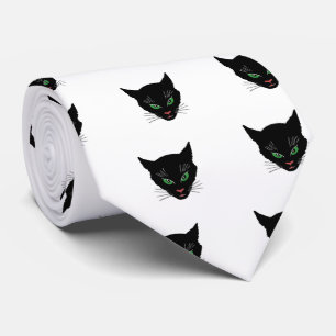 Vintage Katze Krawatte