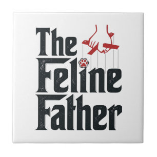 Vintage-Katze-Vater-Katz-Humor-Vektor-Design_1 Fliese