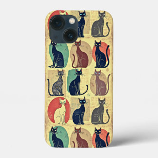 Vintage Katzen aus der Mitte des Jahrhunderts Case-Mate iPhone Hülle