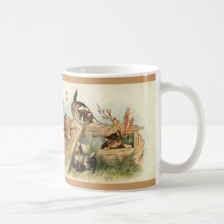 Vintage Katzenbecher Kaffeetasse