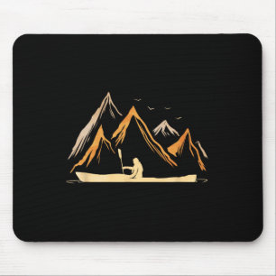Vintage Kayak-Geschenk für Fluss-Kajak-Touren Kaya Mousepad