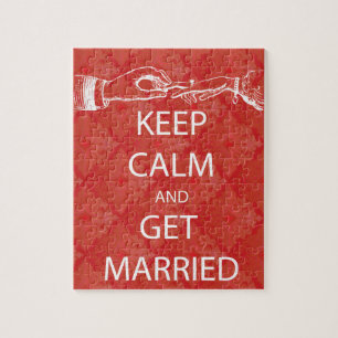 Vintage KEEP CALM HEIRATEN