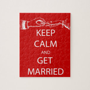 Vintage KEEP CALM HEIRATEN