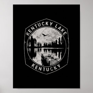 Vintage Kentucky Lake Kentucky im Freien Urlaub Poster