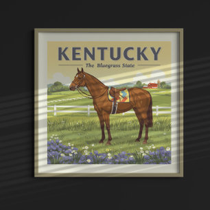 Vintage Kentucky Poster
