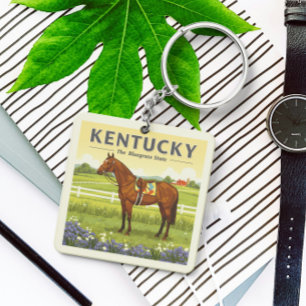 Vintage Kentucky Schlüsselanhänger