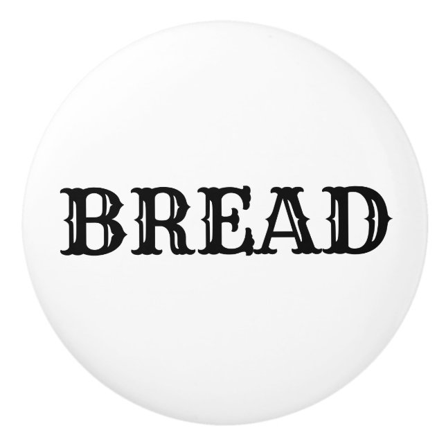 Vintage Keramik für Brotkiste oder Schublade Keramikknauf (Vorderseite)