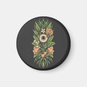 Vintage Kernfunktionen - Blume Magnet
