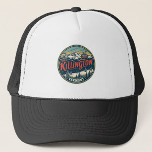 Vintage KILLINGTON Vermont Skigebiet Berge Truckerkappe
