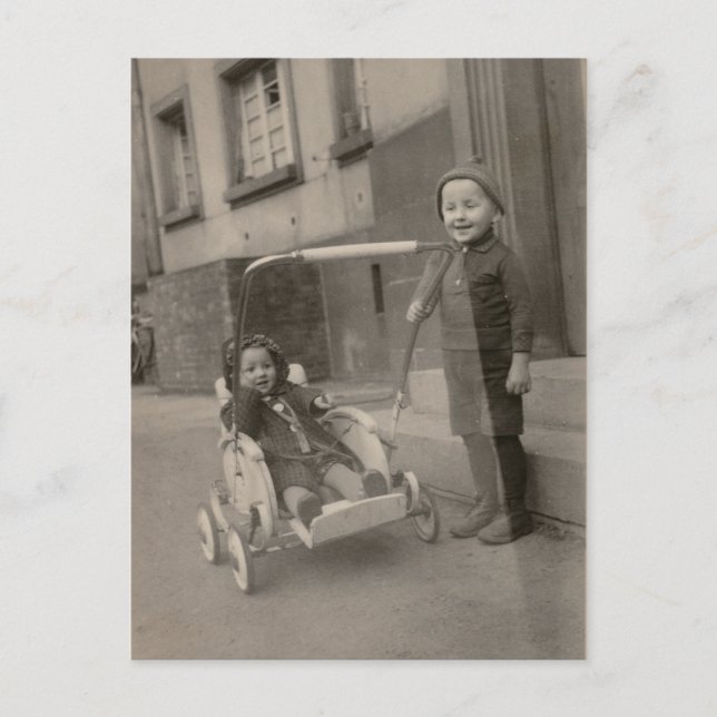 Vintage Kinder Postkarte (Vorderseite)