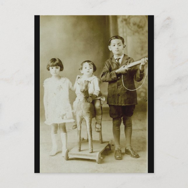 Vintage Kinder Postkarte (Vorderseite)