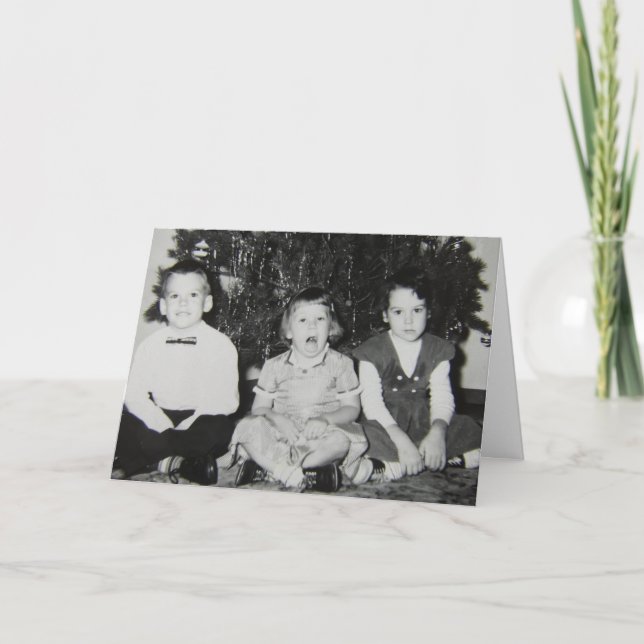 Vintage Kinder Weihnachten (Vorderseite)