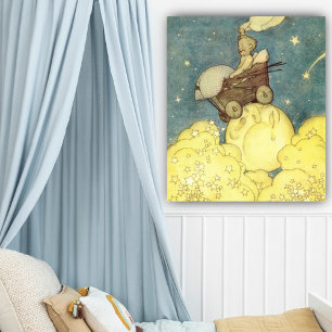 Vintage Kinderkunst Else Wenz Vietor Poster