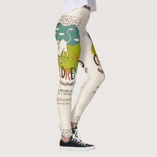Vintage Kinderkunst-Leggings Leggings