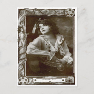 Vintage-Kino Lilian Gish Postkarte