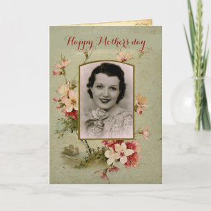 Vintage-Kirschblüten Frohen Muttertag