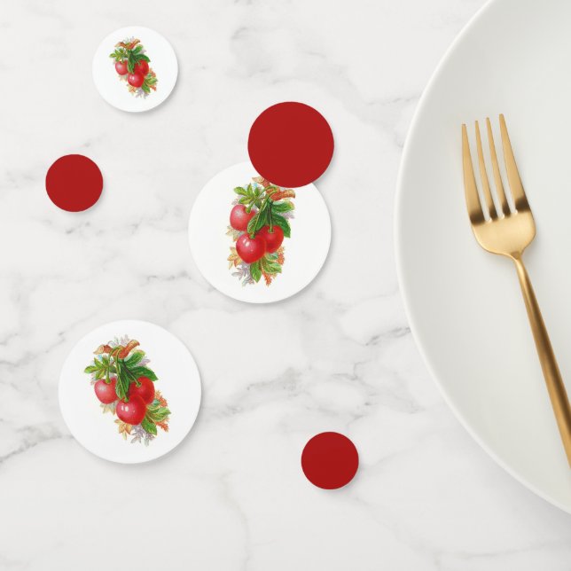 Vintage Kirschen Konfetti (Gruppe)