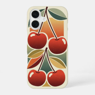 Vintage-Kirschstillleben iPhone 16 Hülle