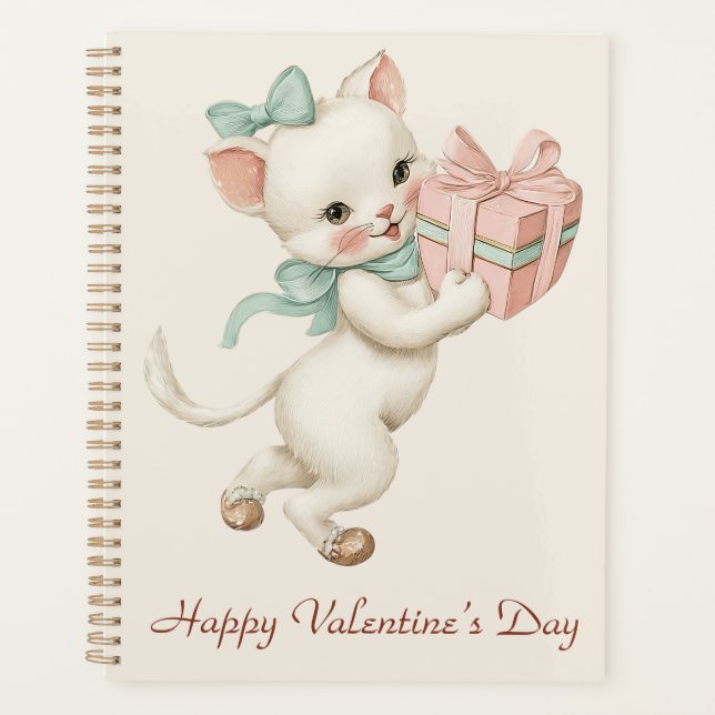 Vintage-Kitchen-Geschenk Valentinstag Planer (Vorderseite)