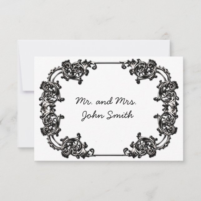 VINTAGE KLASSENBREITKARTE EINLADUNG (Vorderseite)