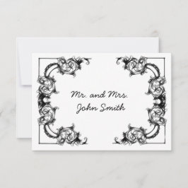 VINTAGE KLASSENBREITKARTE EINLADUNG