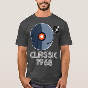 Vintage Klassiker 1968 Vinyl-Schallplattenspieler T-Shirt