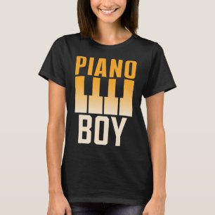 Vintage Klavier-Dinosaurier T-Shirt