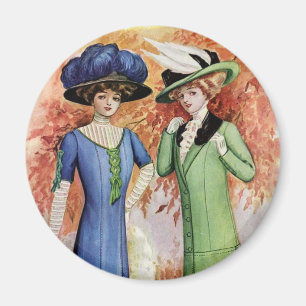 Vintage Kleider Magnet