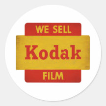 Vintage Kodak Filmschild