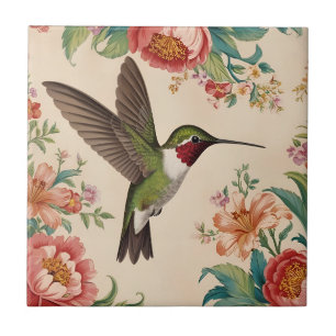 Vintage Kolibri Fliese