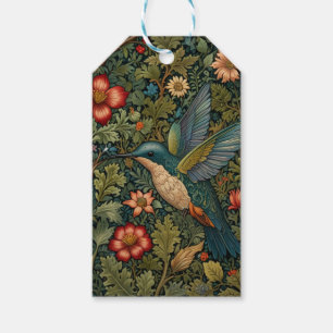 Vintage Kolibri-Malerei Geschenkanhänger