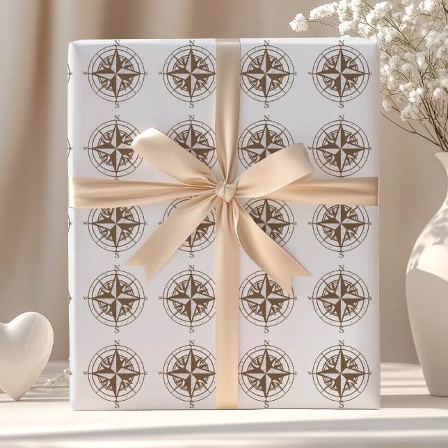 Vintage-Kompass Geschenkpapier (Von Creator hochgeladen)