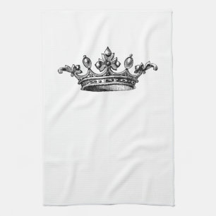 Vintage königliche Krone Küchentuch