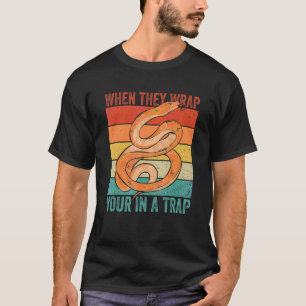 Vintage Königspython und Korallen-Ballpython T-Shirt