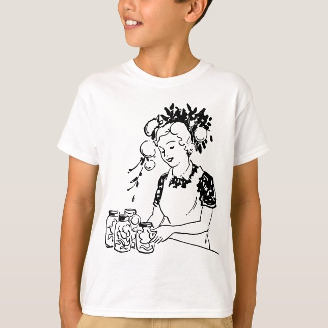 Vintage Konservierung von Lebensmitteln T-Shirt (Vorderseite)