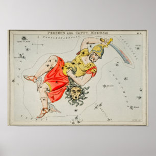 Vintage Konstellation Poster
