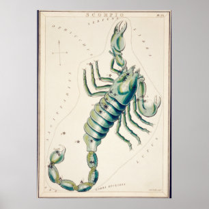 Vintage Konstellation Poster