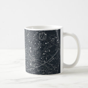 Vintage Konstellations-Karte Kaffeetasse