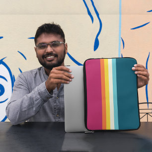 Vintage-Kontrast Laptopschutzhülle