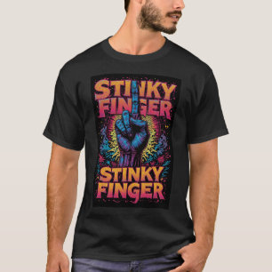Vintage Konzerte Kleidungsdesign Stinky Finger T-Shirt