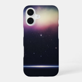 Vintage Kosmischer Horizont iPhone 16 Hülle