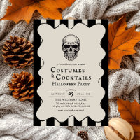 Vintage Kostüme Cocktails Halloween-Party