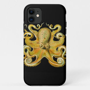 Vintage Krake Ernst Haeckel im Gelb title_seo2