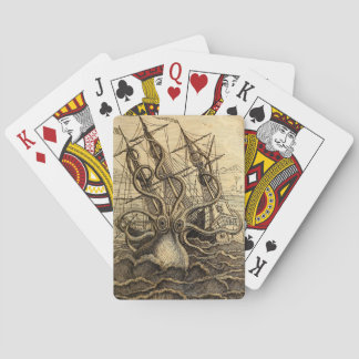 Vintage Kraken Spielkarten