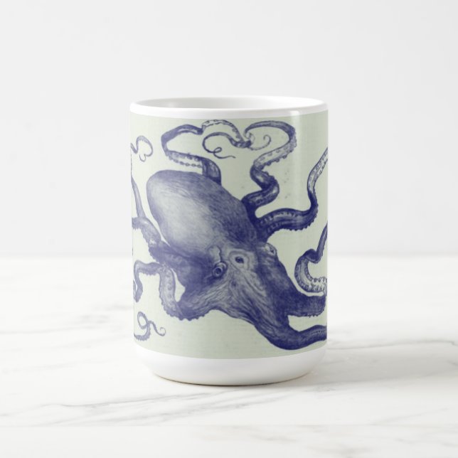 Vintage Kraken-Tasse Kaffeetasse (Mittel)