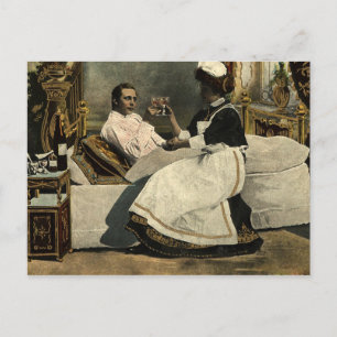 Vintage Krankenschwester Postkarte