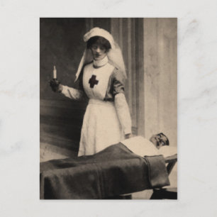 Vintage Krankenschwester Postkarte