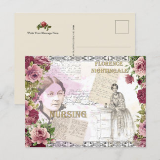 Vintage Krankenschwestern Florenz Postkarte